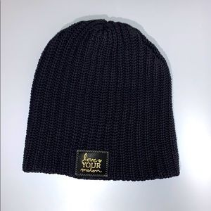 Dark grey and gold love your melon hat